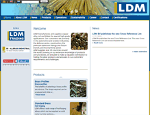 Tablet Screenshot of ldmbrass.com